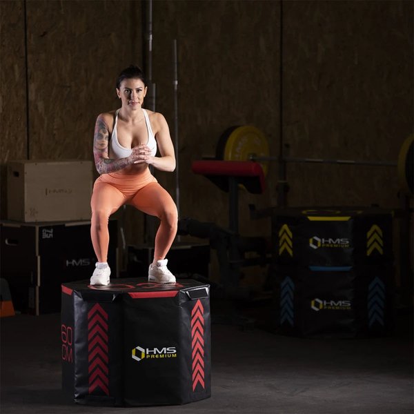 Skrzynie plyometryczne Octagon Soft 3szt. HMS Premium
