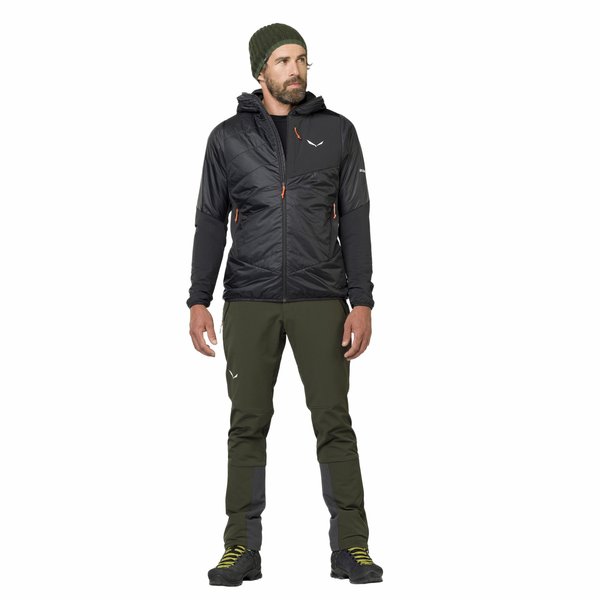 Spodnie trekkingowe męskie Lagorai DST Salewa - dark olive