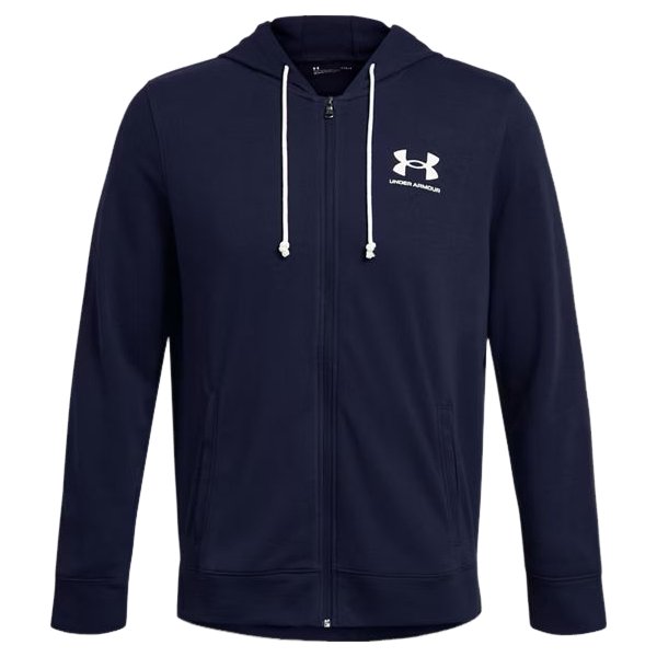 Bluza męska Rival Terry Under Armour - Midnight Navy / Onyx White