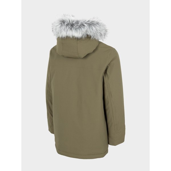 Kurtka chłopięca HJZ22 JKUM001 4F - khaki