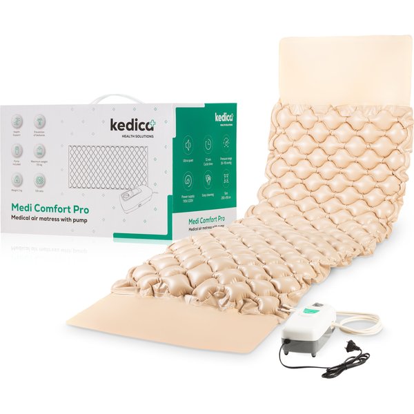 Materac przeciwodleżynowy zmiennociśnieniowy z pompą Medi Comfort Pro Kedica