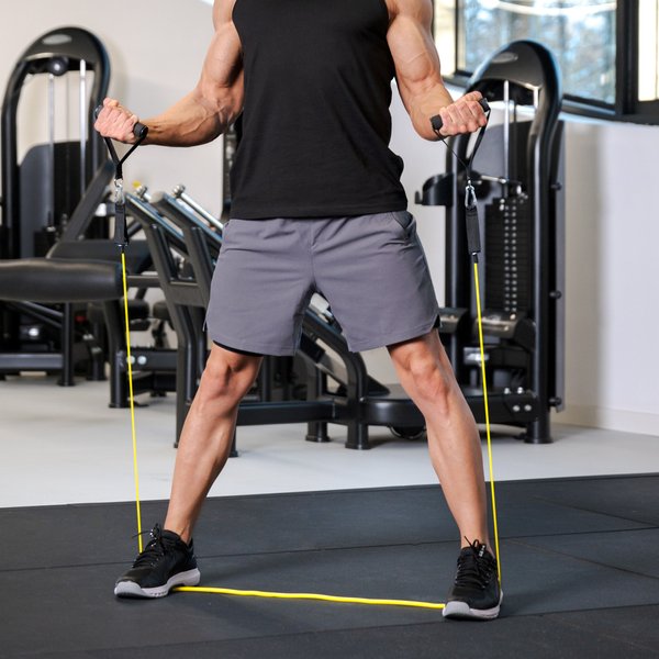 Zestaw ekspanderów gumowych do ćwiczeń 5szt Gymtek - czarne