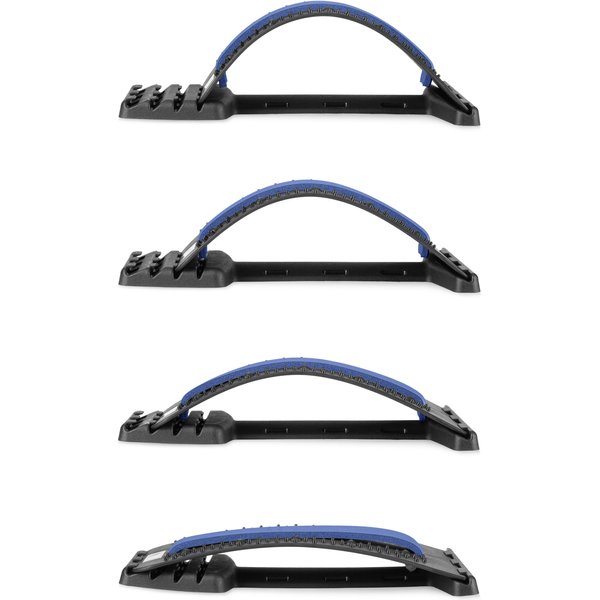 Przyrząd do rozciągania pleców, masażer Gymtek - niebieski