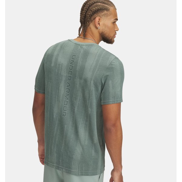 Koszulka męska Vanish Seamless Novelty Under Armour - Silica Green / Black