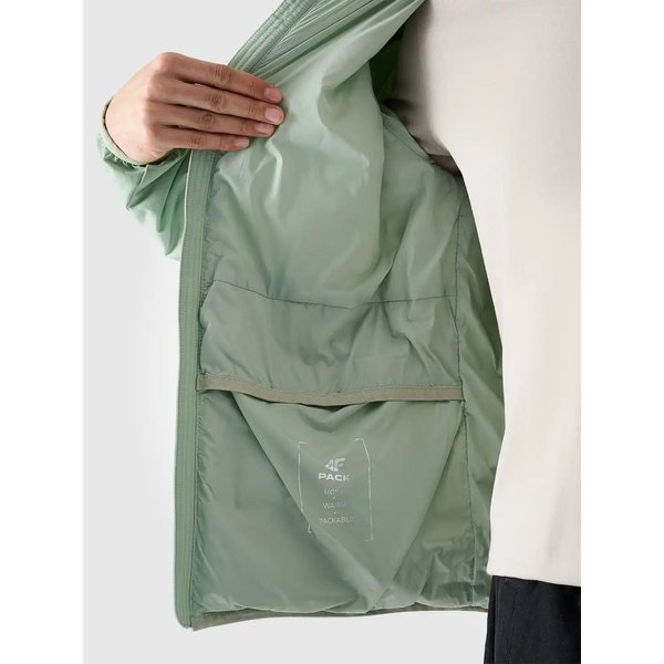 Kurtka puchowa męska TDJAM568 4F - mięta