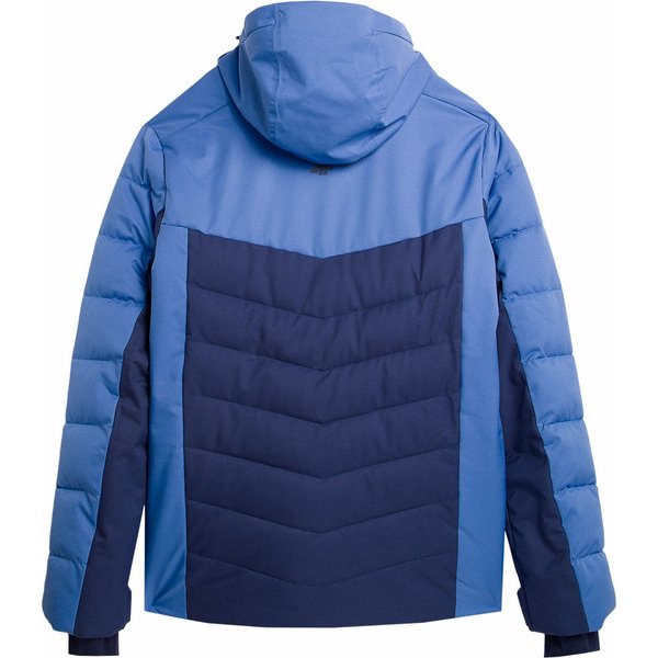 Kurtka narciarska puchowa męska 4FAW23TDJAM278 4F - niebieski