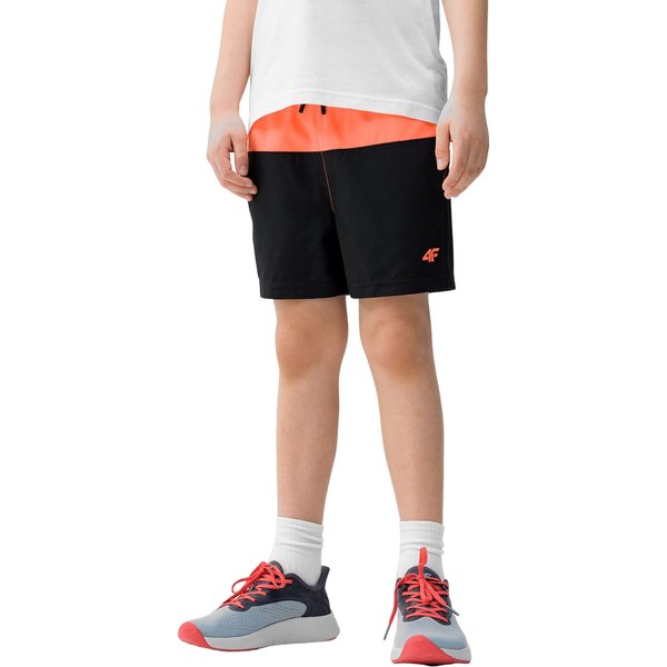 Spodenki kąpielowe chłopięce 4FJWSS24UBDSM069 4F - pomarańcz neon