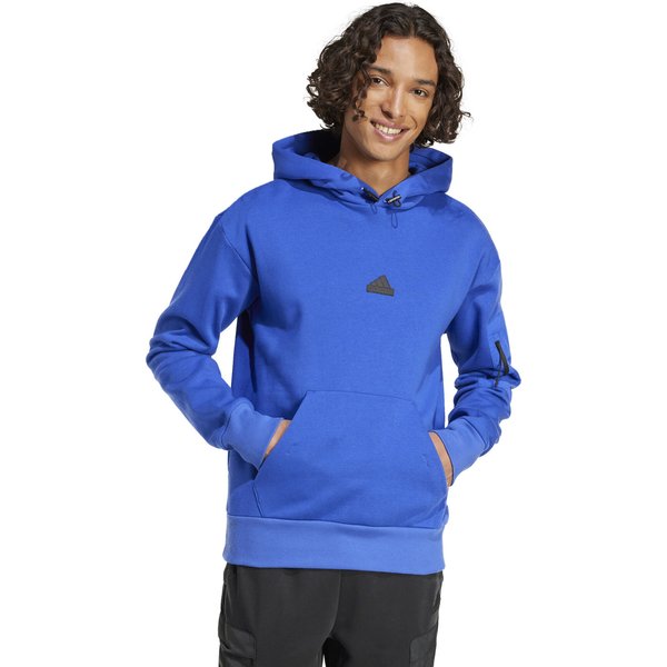 Bluza męska City Escape Fleece Hoodie Adidas - niebieska
