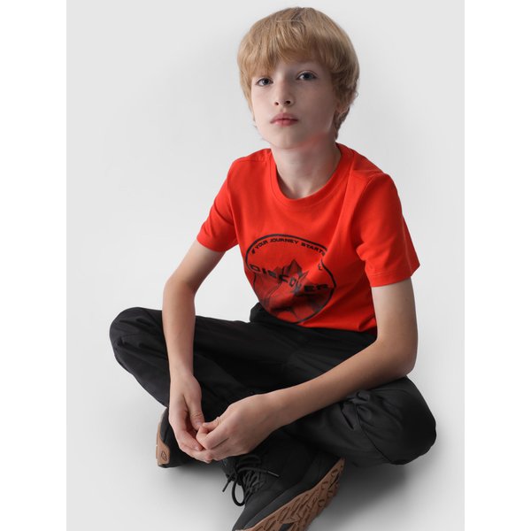 Koszulka chłopięca TTSHM1554 4F - pomarańcz