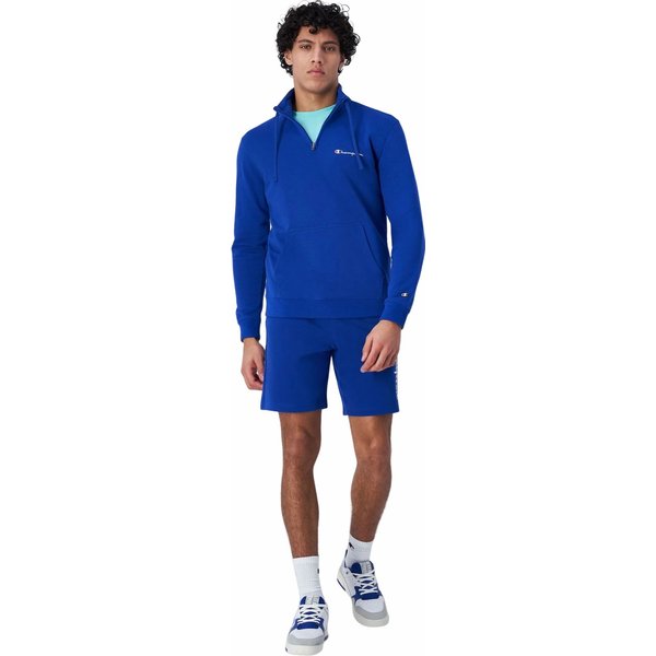 Spodenki męskie Script Logo Terry  Legacy Champion - niebieskie