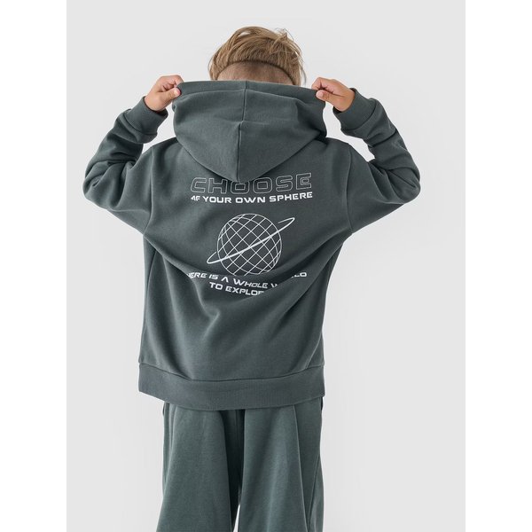 Bluza chłopięca TSWSM1229 4F - ciemna zieleń