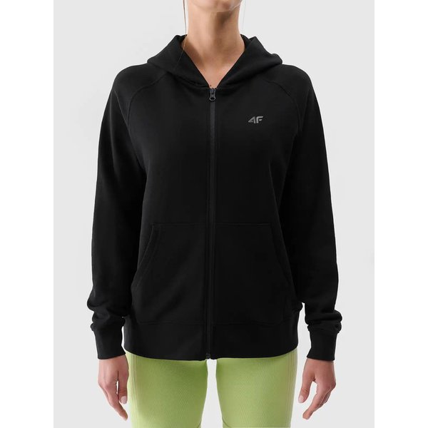 Bluza damska TSWSF1763 4F - głęboka czerń