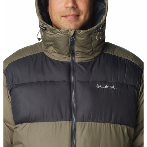 Kurtka puchowa męska Pike Lake II Hooded Columbia - Stone Green, Shark