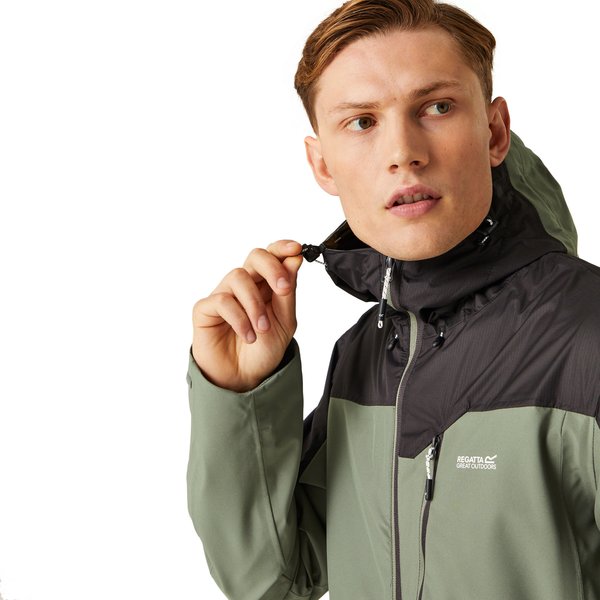 Kurtka męska Highton Stretch III Regatta - Agave green/ash