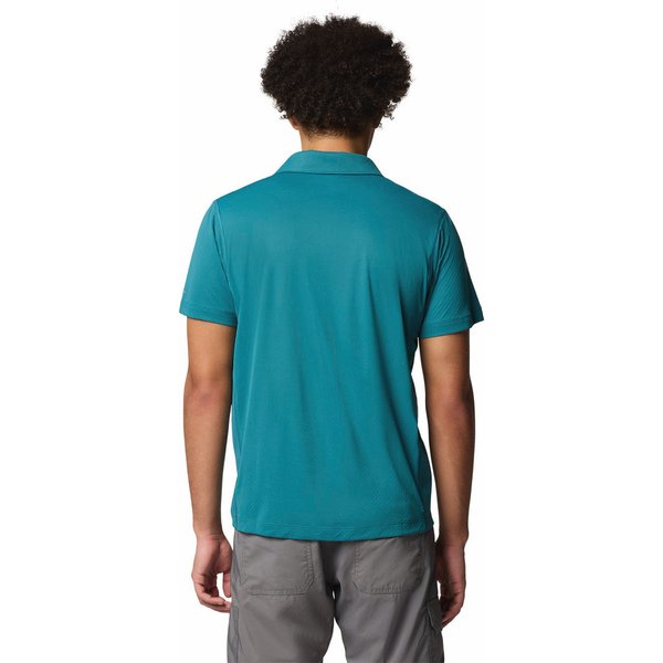 Koszulka męska polo Zero Rules Light Columbia - River Blue