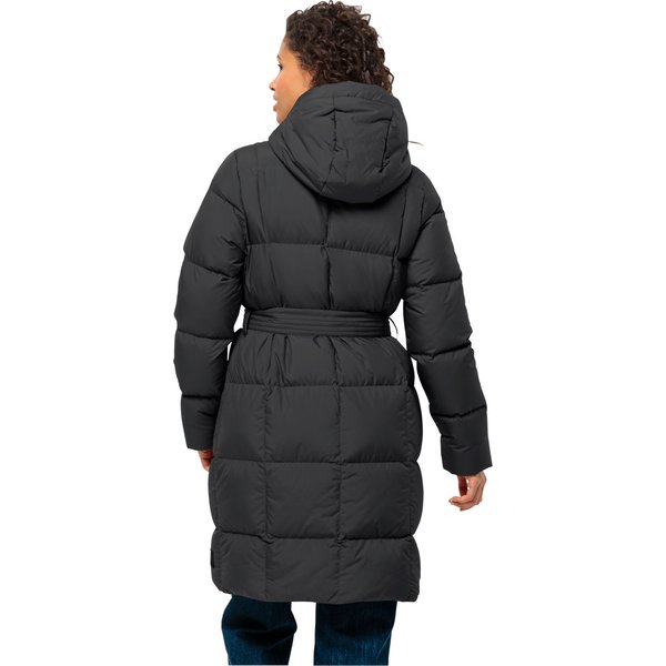 Płaszcz puchowy damski Frozen Lake Jack Wolfskin - black