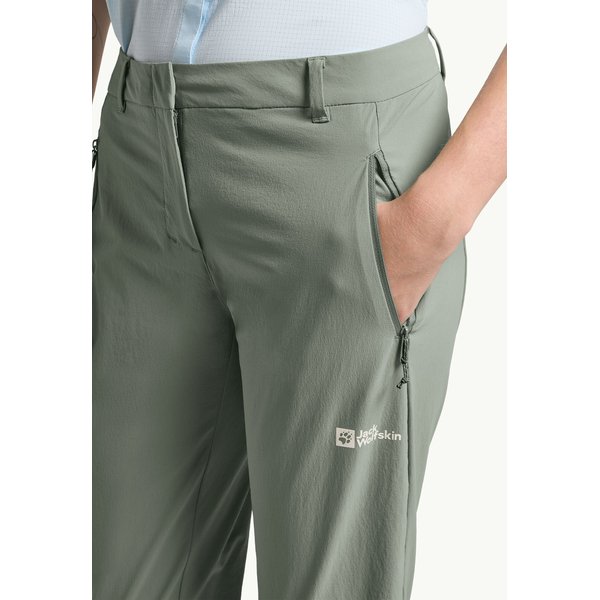 Spodnie trekkingowe damskie Hikeout Jack Wolfskin - slate green