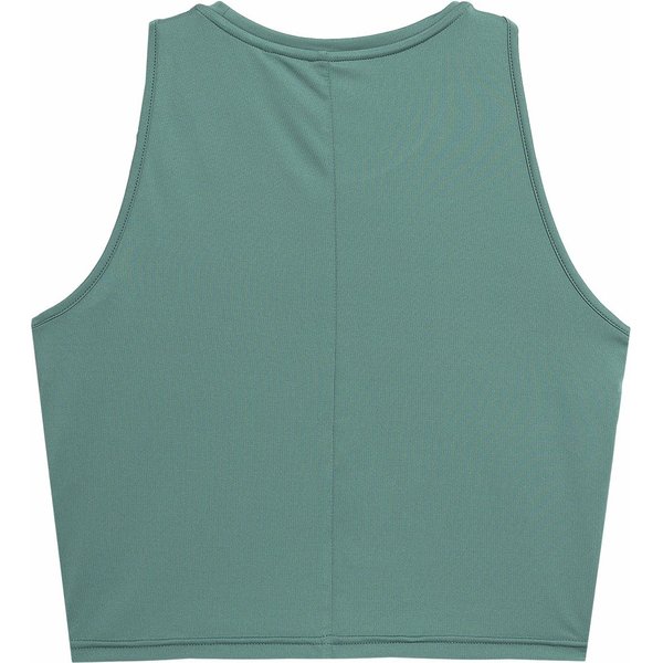 Bezrękawnik, top damski 4FSS23TFTSF148 4F - zielona