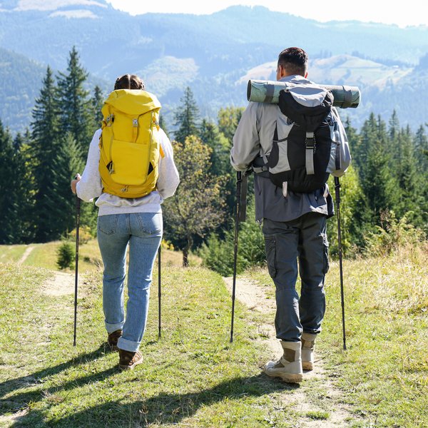 Kije nordic walking Alu 3 Sections Outtec - Alu 3 czarne