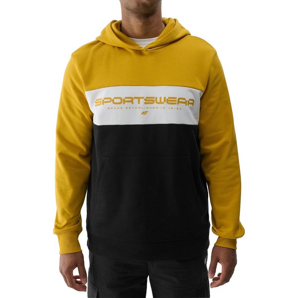 Bluza męska 4FWSS24TSWSM1032 4F - żółty