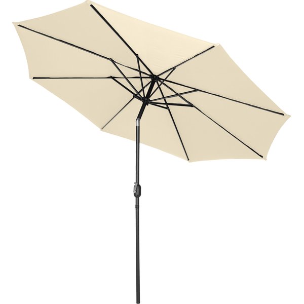 Parasol ogrodowy duży Circo 300cm Luverno - beżowy
