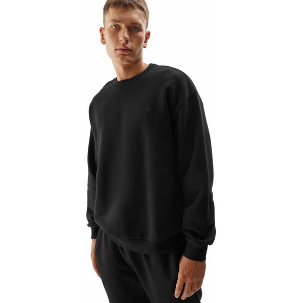 Bluza unisex 4FAW23TSWSU703 4F - głęboka czerń