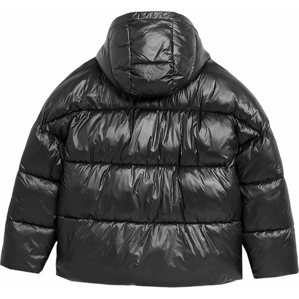 Kurtka puchowa damska 4FAW23TDJAF231 4F - głęboka czerń