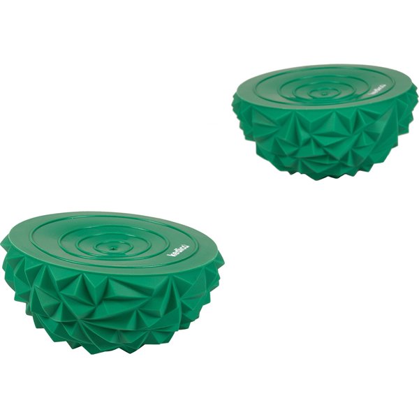 Półkule sensoryczne do masażu, jeżyki do ćwiczeń + pompka Kedica - zielone