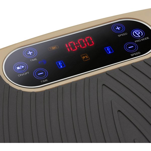 Platforma wibracyjna do ćwiczeń XP750 3D Intense z pilotem Gymtek - złota