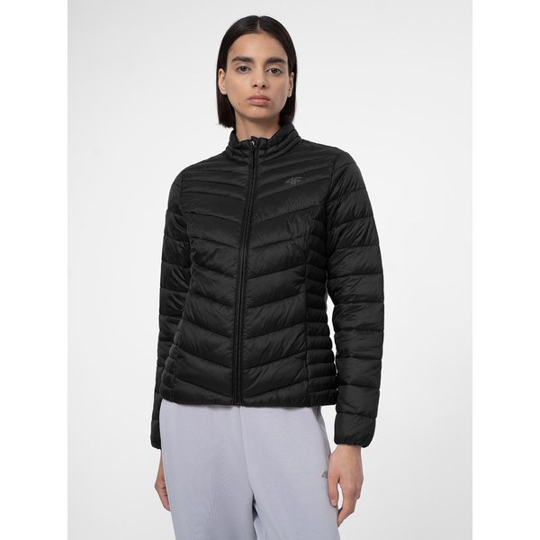 Kurtka puchowa damska 4FSS23TDJAF094 4F - czarna
