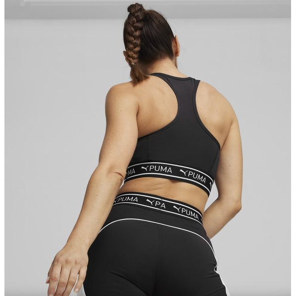 Biustonosz sportowy damski 4Keeps Elastic Puma - Black
