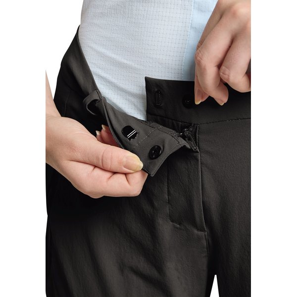 Spodnie trekkingowe damskie Hikeout Jack Wolfskin - black