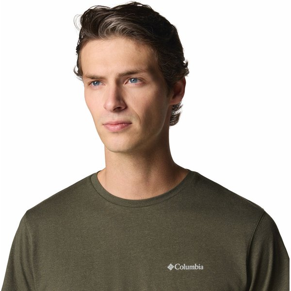 Koszulka męska Thistletown Hills Short Sleeve Columbia - Stone Green Heather