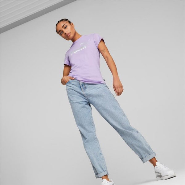 Koszulka damska ESS+ Nova Shine Puma - fioletowa