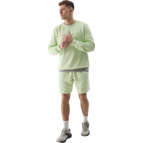 Bluza męska 4FWSS24TSWSM1009 4F - jasna zieleń