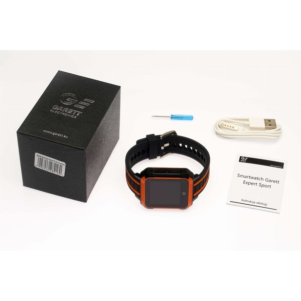 Smartwatch Expert Sport Garett - pomarańczowy