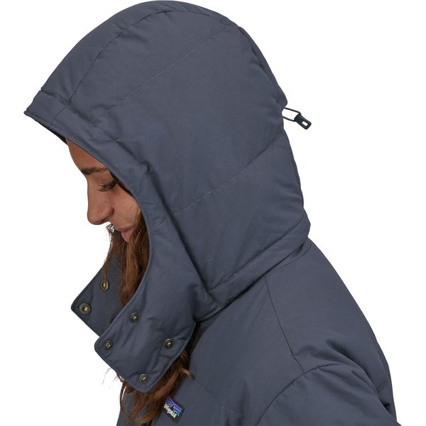 Płaszcz puchowy damski Downdrift Patagonia - Smolder Blue