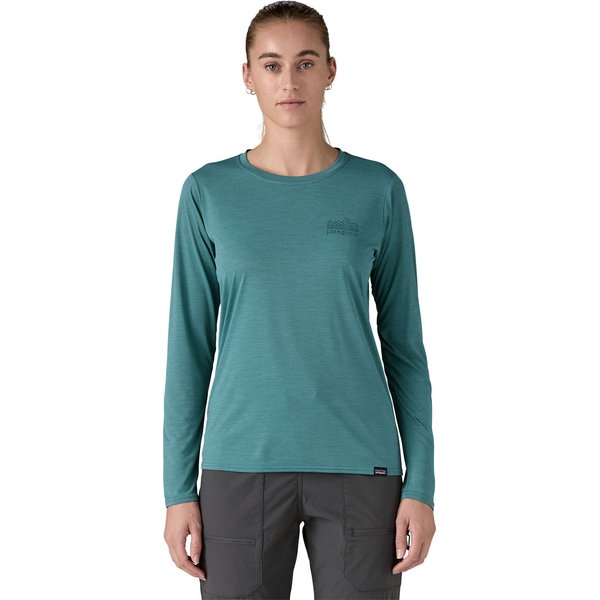 Longsleeve damski Cap Cool Daily Graphic Patagonia - '73 Skyline: Rock Melon X-Dye