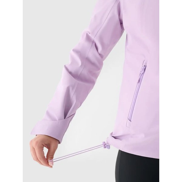 Kurtka narciarska damska TTJAF572 4F - jasny fiolet