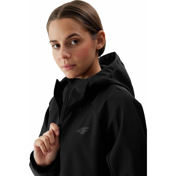 Softshell damski 4FWSS24TSOFF216 4F - głęboka czerń