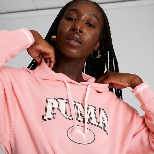 Bluza damska Squad Hoodie FL Puma - różowy