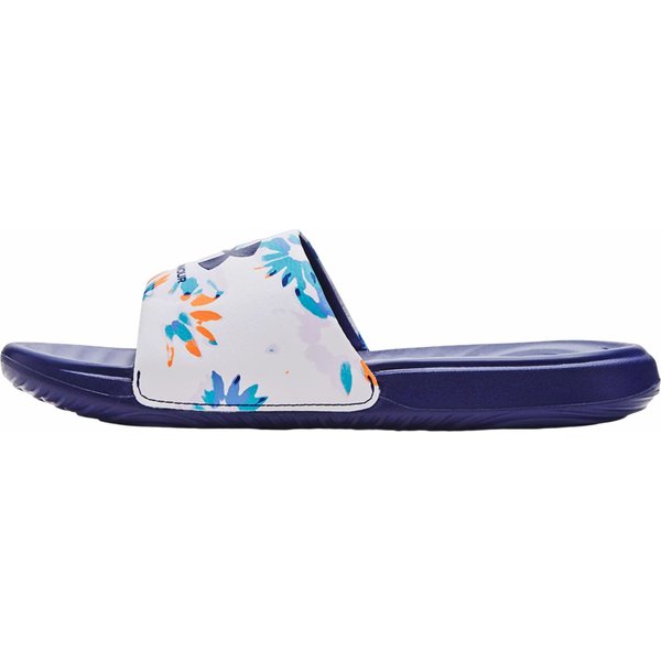 Klapki Ansa Graphic Under Armour - White / Sonar Blue