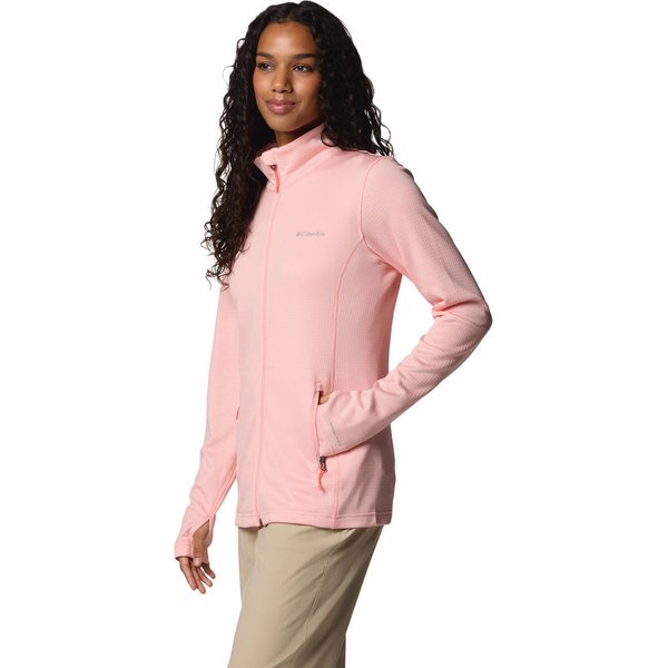 Polar damski Park View Grid Columbia - Pink Sand