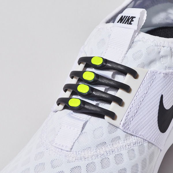 Sznurówki elastyczne 2.0 Hickies - black/neon yellow