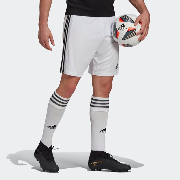 Spodenki piłkarskie męskie Squadra 21 Adidas - white/black