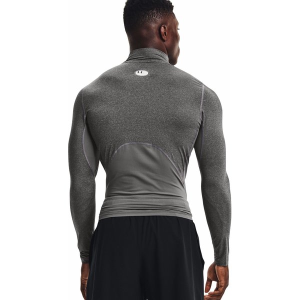 Longsleeve męski HeatGear Armour Comp Mock Under Armour - szara