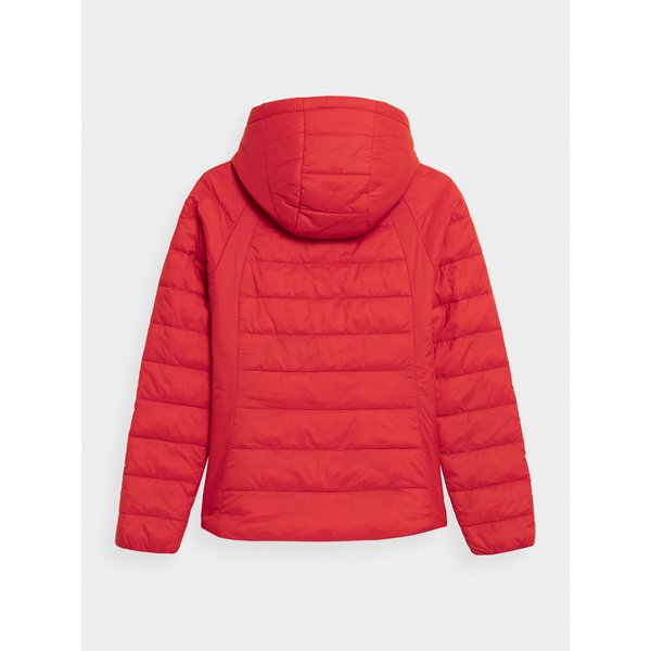 Kurtka damska puchowa H4Z21 KUDP009 4F - czerwona