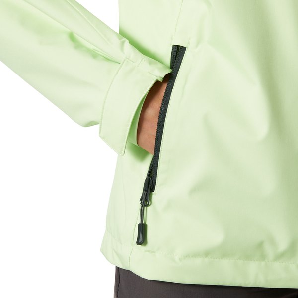 Kurtka damska Crew Hooded Sailing Jacket 2.0 Helly Hansen - washed lime