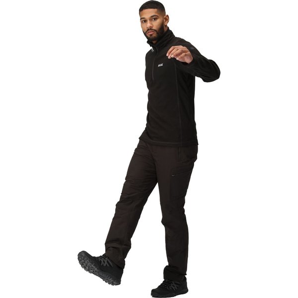 Bluza polarowa męska Montes Regatta - czarna