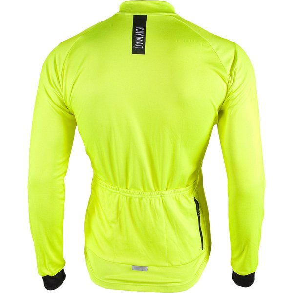 Bluza rowerowa męska BMK002 Kaymaq - fluo żółty
